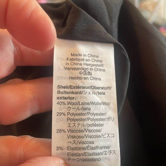 J. Crew factory Mini Skirt Women's lined black Pull On Elastic Waist size 0 - Picture 6 of 6